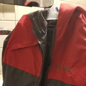 FUBU Boys track set Grey & Red